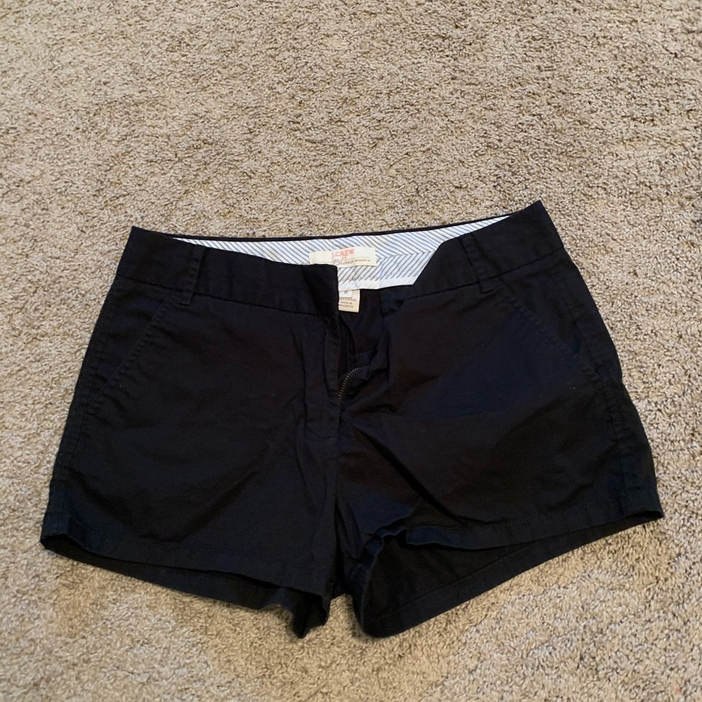 Black J. Crew Shorts